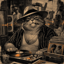 DJ Gato Paunchy broadcast portrait