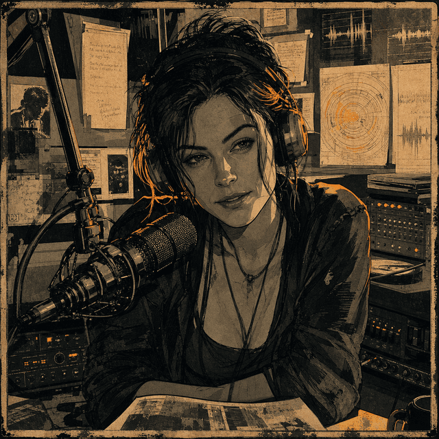 Neural Newscast broadcast portrait